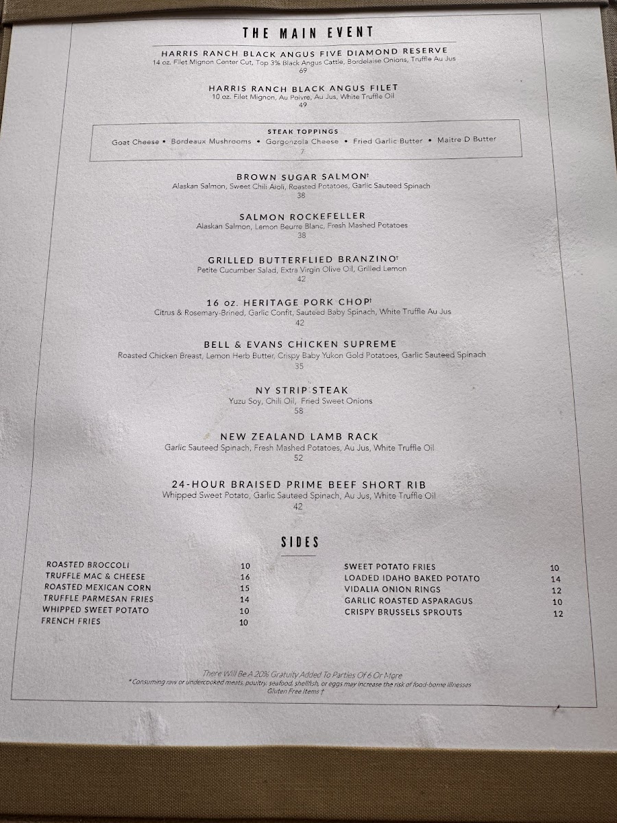 Chef Adrianne's Vineyard Restaurant and Bar Menu - Image 2